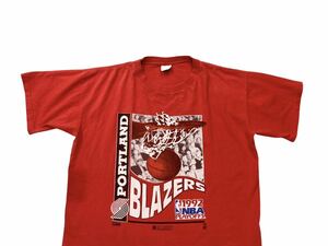 USA製 90s NBA BLAZERS Tシャツ XL SALEM Sportswear セーラム スポーツウエア ポートランド ブレイザーズ ビンテージ バスケット