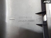 トヨタ純正 QNC10 KGC10 KGC15 パッソ スピードメーター パネル　メーターフード 内装 55527-B1010 棚B5_画像7