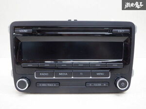 保証付 VW フォルクスワーゲン純正 BOSCH製 CD デッキ プレーヤー オーディオ VW-5M0 035 183C 棚D2