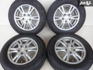 HOT STUFF ホットスタッフ EXCEEDER エクシーダー 15インチ 6J +50 5穴 PCD114.3 B/S BLIZZAK VRX2 195/65R15 スタッドレス 4本 ノア