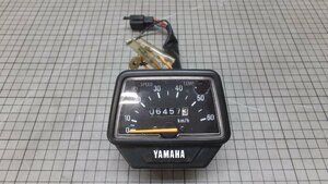 DY TDR50 3FY スピードメーター 検 TDR80 TZM50 絶版 当時物 純正 2st YAMAHA