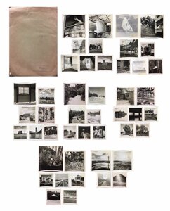 Art hand Auction 真作保証品『渡辺兼人 既視の街 オリジナル･プリント 写真画稿 53枚 新潮社封筒付』第7回木村伊兵衛賞受賞作品 金井美恵子, 美術品, 版画, 木版画