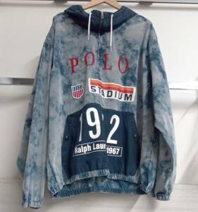 PORO RALPH LAUREN／ポロ ラルフローレン／Indigo Stadium PulloverJACKET／プルオーバージャケット／サイズ:XXL