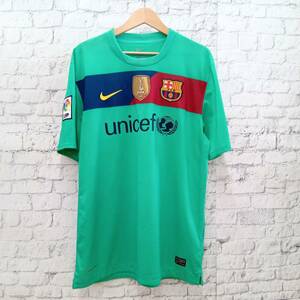 NIKE FC BARCELONA 10/11 UNIFORM #8 A.INIESTA ナイキ FCバルセロナ アウェイ ユニフォーム イニエスタ 382358-310 サイズL