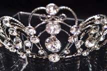 [箱付] BRIDES TIARA GINZA ブライズ ティアラ 銀座 ブライダル アクセサリー イミテーション シルバー レディース 輝き_画像6