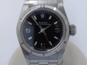 ジャンク 稼働品 ROLEX ロレックス オイスターパーペチュアル 67230 W番 自動巻き 腕時計レディース