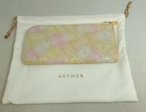 AETHER エーテル 長財布 L字ファスナー