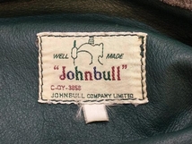 Johnbull SHIRT GREEN ジョンブル スウェード インナーレザー生地 長袖シャツ グリーン 店舗受取可_画像8