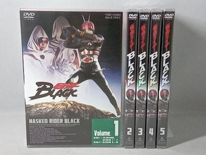  unopened goods great number DVD [***][ all 5 volume set ] Kamen Rider BLACK VOL.1~5