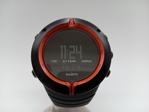 SUUNTO CORE VOLCANO Suunto core boruke-no limitated model wristwatch battery type quartz box * instructions attaching belt loop damage store receipt possible 