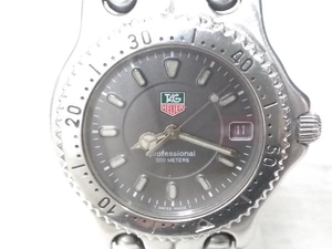 【ジャンク品】TAG HEUER タグ・ホイヤー／PROFESSIONAL200 4／WG1113.-K0 バックル緩い 時計 クォーツ