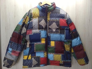 STUSSY/ステューシー　puffer jacket/パファージャケット　ダウンジャケット　115485　メンズ　アウター　パッチワーク　マルチカラー　L