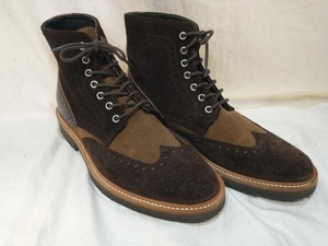 BARNEYS NEWYORK 12 4009 Country Boots 42 Brown/Suede バーニーズニューヨーク カントリー ブーツ 27.0cm 店舗受取可