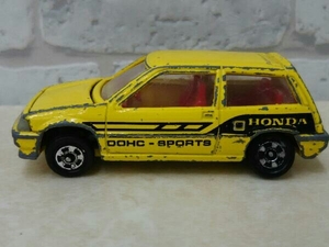 ミニカー tomica トミカ No.17 HONDA CIVIC ホンダ シビック 1/58 DOHC-SPORTS イエロー