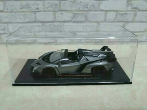 ミニカー KYOSHO 1/43 Lamborghini ランボルギーニ Veneno ヴェネーノ Road Ster ロードスター Gray/Red Line グレイ レッドライン 05572GR