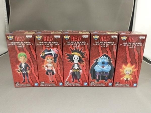 【未開封品】 全5種セット バンプレスト ONE PIECE FILM RED ワールドコレクタブルフィギュア vol.2