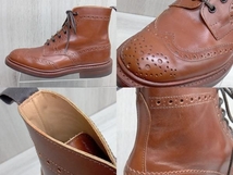 [箱付き] Tricker's トリッカーズ カントリーブーツ レースアップブーツ 27.0cm 保存袋付き_画像8