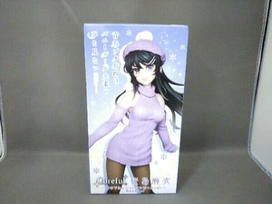 未開封品 フィギュア タイトー 桜島麻衣 ~描き下ろしニットワンピースver.~ Renewal (服:パープル) Coreful フィギュア