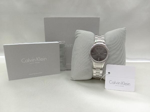 美品 【Calvin Klein】カルバン・クライン　K4323120　クォーツ　2針　サファイアガラス　電池交換済み　レディース　箱・取説付き　中古