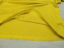 MONCLER/モンクレール　GIROCOLLO 半袖Tシャツ　ロゴプリント　レディース　インナー　トルコ製　イエロー　サイズTG L_画像7