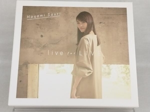 【早見沙織】 CD; live for LIVE(Blu-ray Disc付)