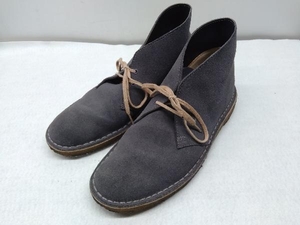 Clarks 13292 ショートブーツ グレー 約26cm US8 GB7 1/2