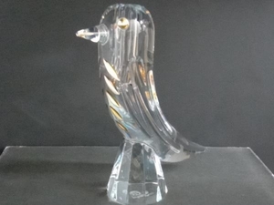 Baccarat ファウナクリストポリス 鳥モチーフ一輪挿し 花瓶