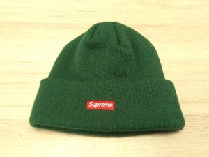 Supreme/シュプリーム × NEW ERA/ニューエラ コラボ　ニットキャップ　ボックスロゴ　Sロゴ　アクリル　ニット帽　ワッチキャップ　緑