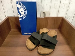 BIRKEN STOCK ビルケンシュトック サンダル BIRKENSTOCK KYOTO キョウト スエード ブラック ブラウン メンズ 43 28cm