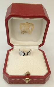 Cartier カルティエ K18WG 750 ホワイトゴールド C2リング 8号 6.9g リング 指輪 店舗受取可
