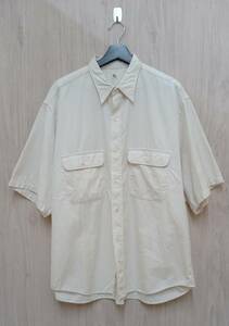 KAPTAIN SUNSHINE/キャプテンサンシャイン/半袖シャツ/KS22SSH05/SS Work Shirt/フィンクスコットン O／C/オフホワイト系/サイズ40