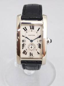 付属品あり Cartier カルティエ タンクアメリカンMM / 3012905 クォーツ 腕時計 店舗受取可