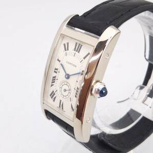 付属品あり Cartier カルティエ タンクアメリカンMM / 3012905 クォーツ 腕時計 店舗受取可の画像2