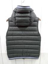 MONCLER モンクレール AMIENS GILET B20914339049 53334 フーデッド ダウンジレ ダウンベスト メンズ サイズ 0 グリーン系 店舗受取可_画像2