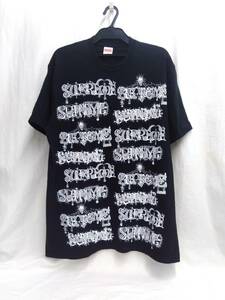 Supreme Wombat Tee シュプリーム ウォンバットT メンズ 半袖Tシャツ 黒 ブラック L 22AW 店舗受取可