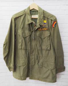 US ARMY / M51 / フィールドジャケット / 60s / SHORT SMALL / カーキ / ミリタリー / 米軍実物 / ワッペン付き