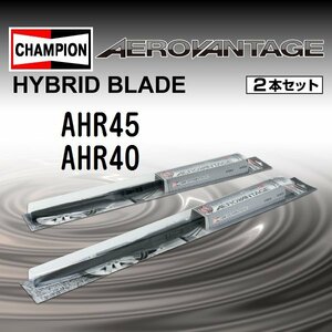 CHAMPION HYBRID ワイパーブレード スズキ ジムニー JB33W 1998年1月～ AHR45 AHR40 2本セット 送料無料 新品