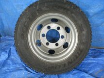 329001/No4★ダンロップ【DECTES SP001 215/70R17.5 / TOPY DM2K 17.5×6.00 127-9CS】冬タイヤ/ホイール1本★2021年製造★溝約13㎜★_画像4