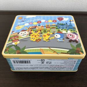 ■Pokemon Colorfultrip ポケモンセンター お菓子 缶のみ ポッチャマ モクロー ピカチュウ /33-2-32