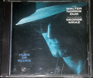 ウォルター・ノリス・デュオ WALTER NORRIS DUO feat.GEORGE MRAZ / HUES OF BLUES 稀少盤