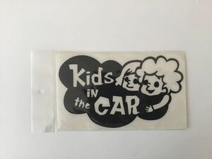 ●KIDS in CAR(キッズインカー)カッティングシート/車用ステッカー/ドライブサイン/セーフティサイン/ブラック