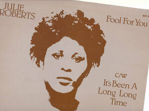 ダンクラ12inch★JULIE ROBERTS / Fool for you★picture sleeve・U.K盤・Bluebird★