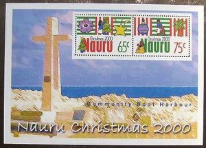  Christmas nauru2000 year 10 character . other small size seat unused 