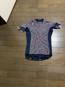 セール！★le coq sportif ★ラインアートサイクルジャージ（紺系・S）