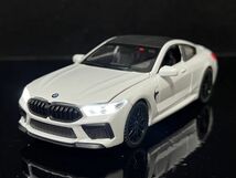 BMW M8クーペ コンペティション 1_32 ホワイト H96_画像2