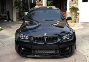 BMW E92/E93 後期LCI用 ブラックキドニーグリル/ブラックセンターグリル/335i/320i/人気商品/最安値挑戦/クーペ/カブリオレ/コンバーチブル