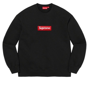 新品未使用 22FW Supreme Box Logo Crewneck Black Lサイズ シュプリーム ボックスロゴ クルーネック パーカー スウェット