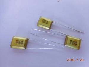 NISSEI マイラコンデンサ　０．047uF　50Ｖ 50個入り　　　#28