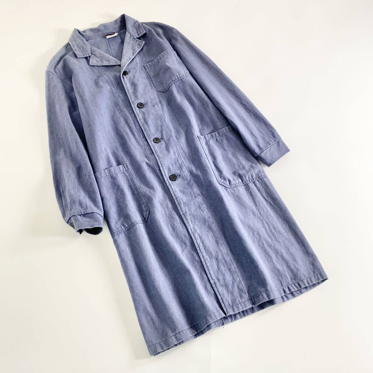 T-ポイント5倍】 1940年代 メイドウェル ショップコート シャンブレー