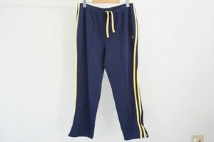 【即決】POLO SPORT Ralph Lauren ポロスポーツ ラルフローレン メンズ スウェットパンツ サイドライン 紺/黄 サイズ:L 【804826】